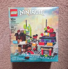 LEGO NINJAGO 40706 Micro NINJAGO City Markets 365pc Set 10+ Promotional