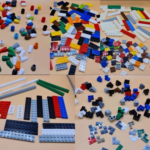 LEGO Parts Lot Plate 2x2 2x8 1x16 2x4 Assorted