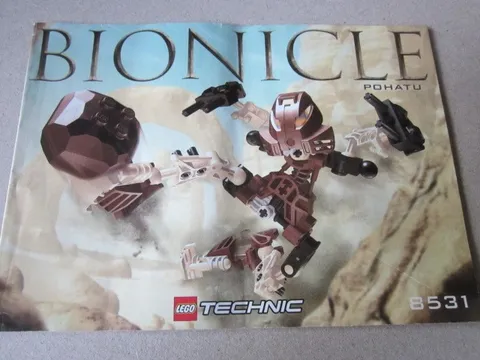 Lego Building Instructions Instruction 8531 Bionicle Pohatu