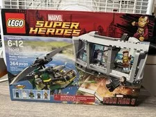 LEGO Marvel Super Heroes Iron Man Malibu Mansion Attack 76007 New Sealed Retired