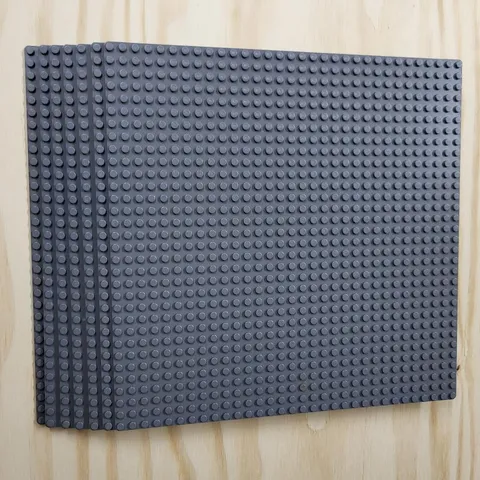 Lot Of 7 Lego Gray Baseplate 32 x 32 Stud 10" x 10" Plate