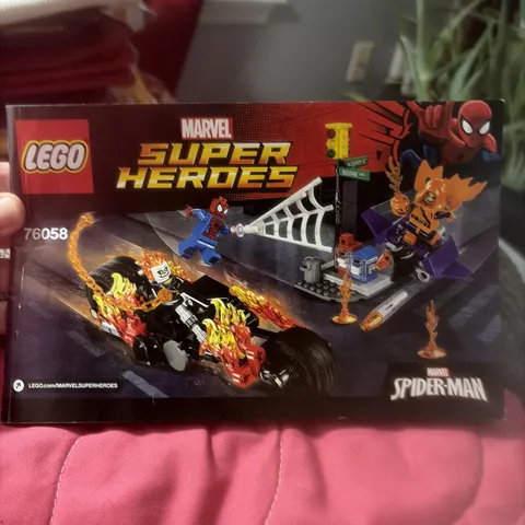 Lego Instructional Manual Only Super Heroes 76058