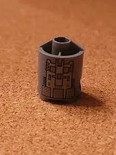 LEGO 2003 Star Wars Sand Blue Brick Round 2 x 2 x 2 Robot Droid Body 30361px4