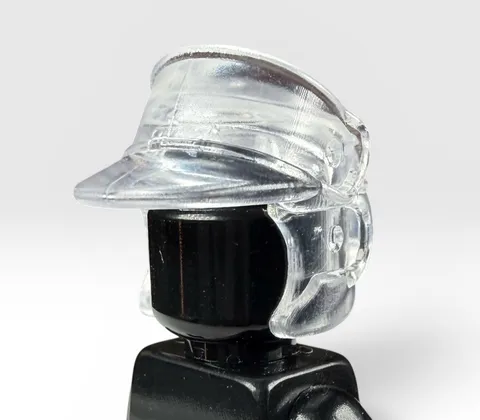 Official Lego Star Wars Unreleased Monochrome Prototype Trans Clear Hoth Helmet