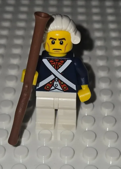 LEGO Minifigures Series 10 Revolutionary Soldier  col156, Collectible #71001