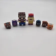 LEGO Super Mario Interactive Mario Figure Lot Pom Pom Goomba Bob-omb Parts
