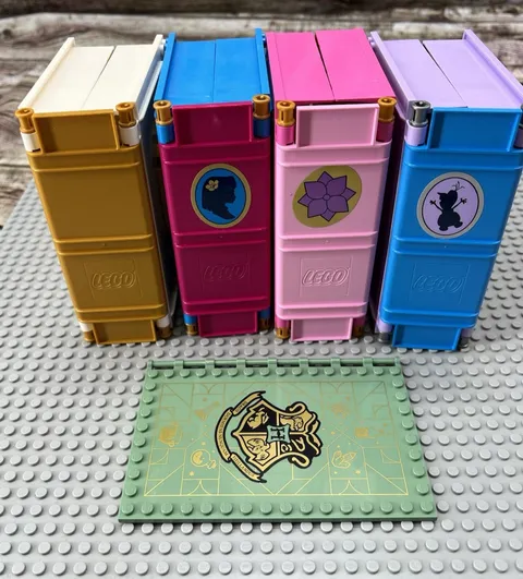 LEGO Disney Princess 4 Book Pieces: Mulan, Ariel, Elsa, Etc Storybook Adventures