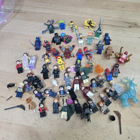 LEGO MINIFIGURE LOT!   58 Total Figures Marvel, DC, Harry Potter, Ninjago MORE