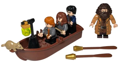 LEGO Minifigs Harry Potter Lot Hagrid Hermione Harry Ron Boat 