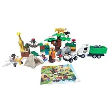 LEGO Duplo Photo Safari 6156 Jungle Animals Plane Truck Tent Set Complete