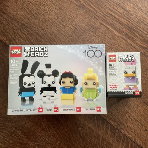 Lego BrickHeadz Disney 100th Celebration 40622 with Daisy Duck 40476