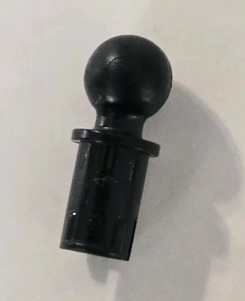 LEGO Parts - Black Technic, Pin with Tow Ball - No 6628a