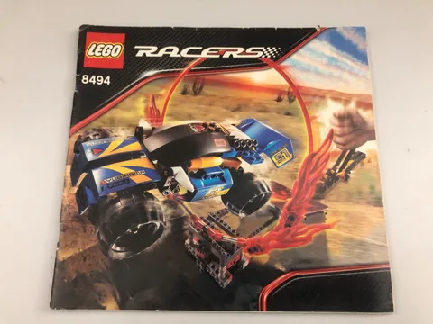 Lego Racers 8494 Ring of Fire Instruction Manual Good Condition