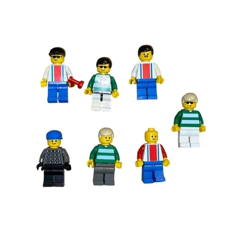 Lego Soccer Mini Figs Minifigures 7 pc Mixed Lot Bundle Toys 90s Y2k Collection