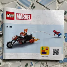 LEGO Marvel 76335 Spider-Man: Ghost Rider Team-up Manual Booklet English