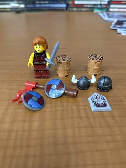 LEGO Ideas Viking Village Blacksmith Minifigure Lot Shields Helmets