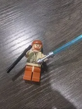 Lego Star Wars Obi-Wan Kenobi W/ Headset Minifigure 7283