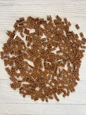 LEGO MEDIUM NOUGAT LOT 365 PCS 1X2 PLATE SLOPE PANEL CLIP BUILDING PIECES