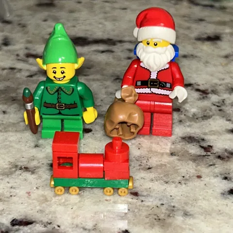 LEGO CMF Series 11 Holiday Elf & Santa Christmas Minifigure - col169