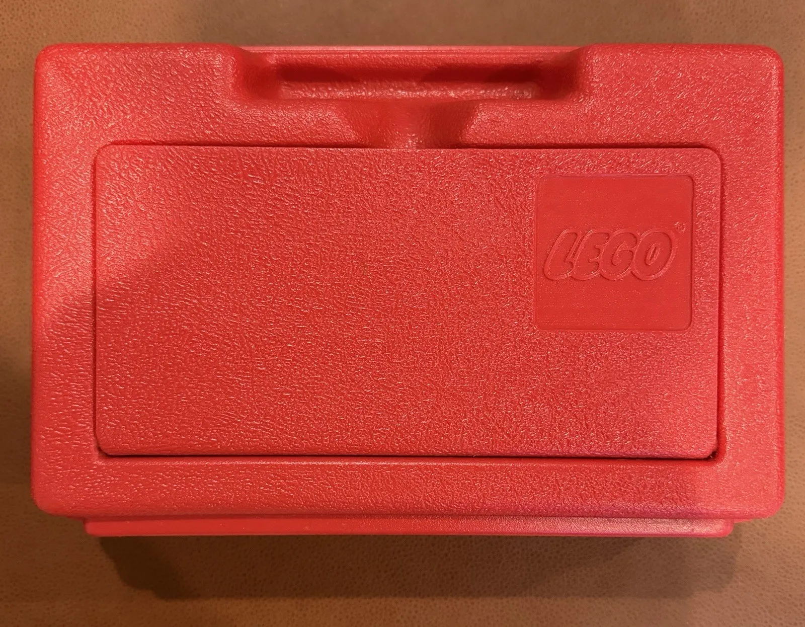 Vintage LEGO Red Storage Case Box Enfield CT USA 1970s Hard Plastic Container