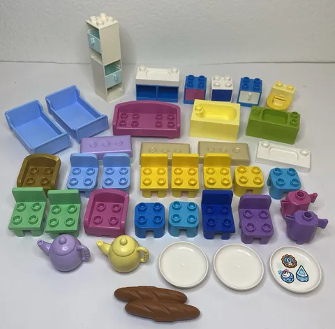 Lego Duplo Furniture & Accesories Lot 40+ Pieces