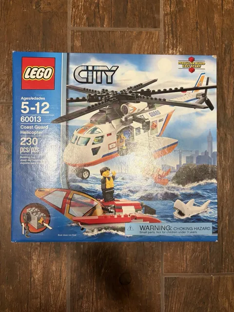 LEGO City original 2013 set Coast Guard 60013 Helicopter Set never opened.
