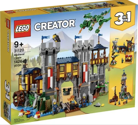 LEGO Creator 3-in-1 Medieval Castle 31120 new sealed set.