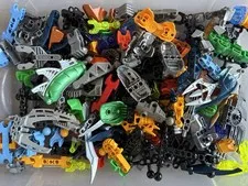Lego 130 Random Bionicle Technic Pieces Parts Bulk Genuine