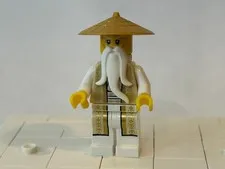 LEGO Ninjago Wu Sensei gold robe minifigure 70751 Temple of Airjitzu njo0168 NEW