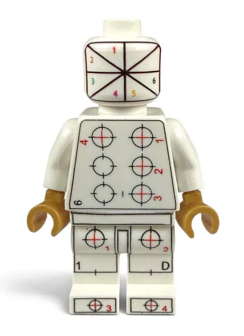 Official Lego Alignment SMART FIG Minifigure Test Print Prototype VERY RARE!