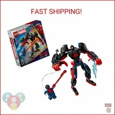 LEGO Marvel Miles Morales Mech vs. Spider-Man 2099 Building Toy for Boys & Girls