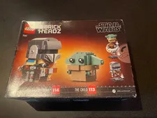 LEGO Star Wars BrickHeadz The Mandalorian & The Child 75317 Unopened