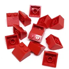 LEGO Parts - Red Slope 45 2 x 2 - No 3039 - QTY 13