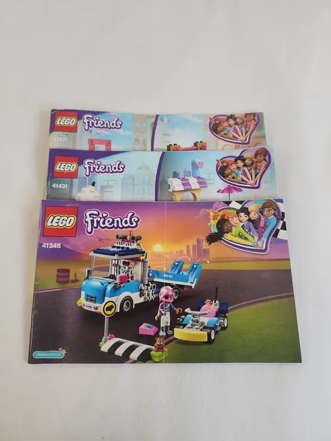 Set Of 3 Lego Friends Book Lot