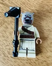 LEGO Star Wars Tusken Raider Minifigure sw1074 Dark Tan Head with Spikes