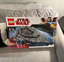 LEGO Star Wars 75190 First Order Star Destroyer Complete Set 1416 pcs Box