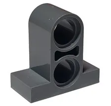 Lego 32530 Technic Pin Connector Plate 1x2x1⅔ with 2 Holes Dark Bluish Gray