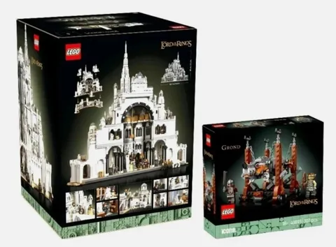 Lego 11377 And GWP 40893 Icons The Lord of the Rings Minas Tirith,Grond 