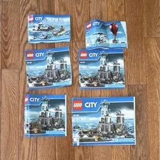 LEGO CITY Prison Island 60130 Illustrated Instruction Manual Booklets English