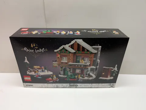 LEGO 10325 Icons: Alpine Lodge Holiday Christmas City New & Sealed w/ Shelf Wear