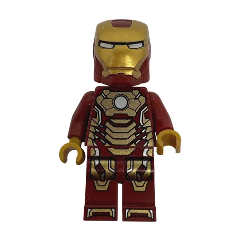 LEGO Iron Man Minifigure Mark 42 Armor 2013 Super Hero Avengers Tony Stark