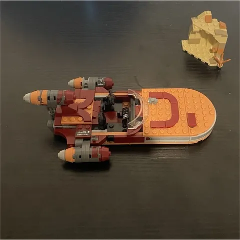 LEGO Star Wars Luke's X-34 Landspeeder Vehicle Build Multicolor No Box / Manual