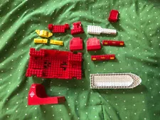 Vinrage Lego tonka parts lot red yelllow white good condition Truck Parts ??