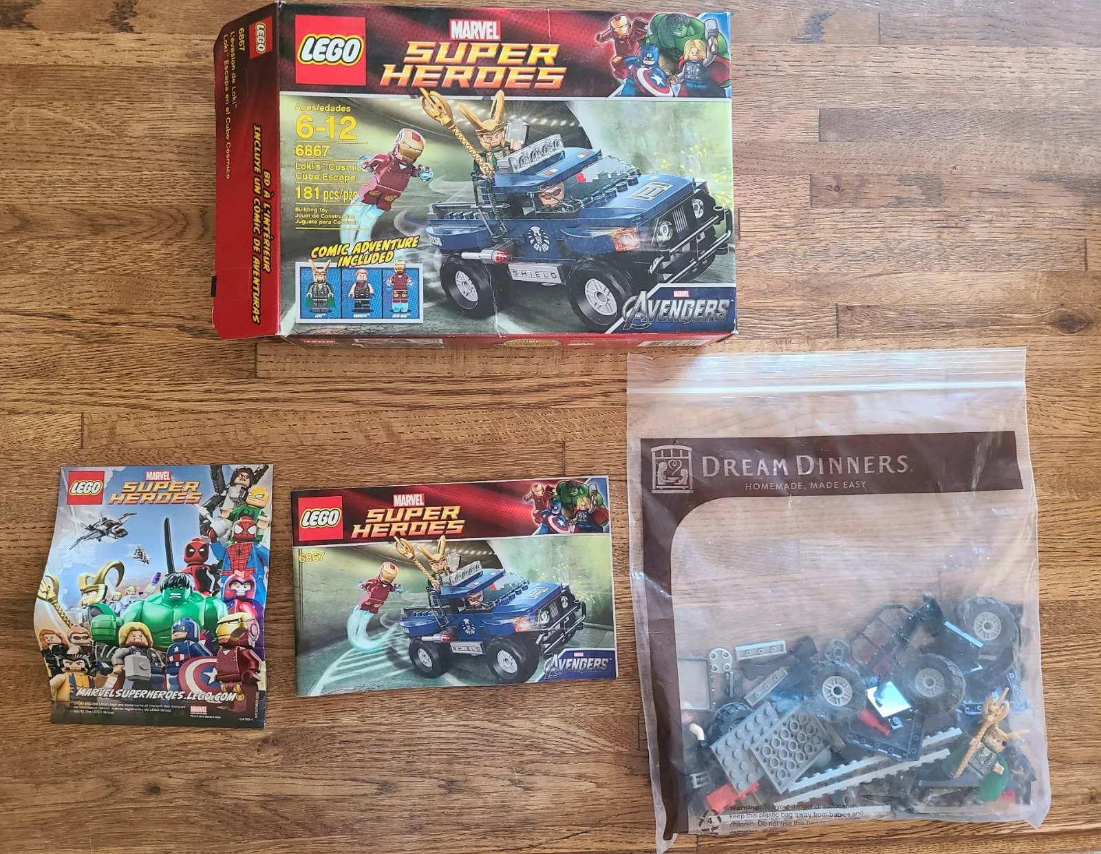 LEGO Marvel Super Heroes: (6867) 100% complete w/manual and box + minifigures