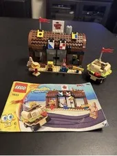 LEGO SpongeBob SquarePants Krusty Krab Adventures 3833 99.9% complete w/ manual