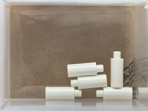 LEGO Parts - White Minifigure, Utensil Candle - No 37762 - QTY 5