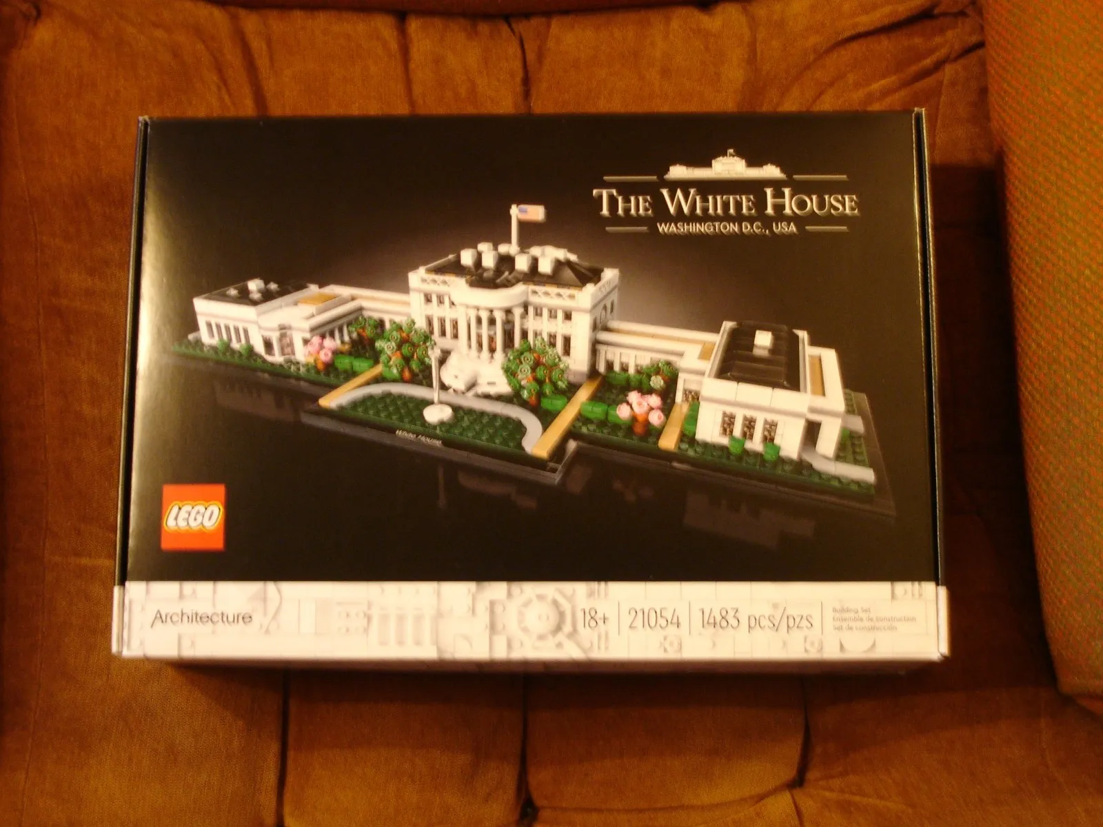 Lego Empty Box 21054 Architecture White House 2020 Near Perfect - EMPTY BOX ONLY