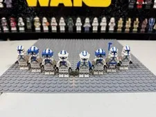 Lego Star Wars Clone Trooper 501st Legion Minifigure (Lot of 8)