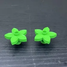 LEGO DUPLO Green Plant Flower Replacement Parts Lot of 2 Genuine LEGO Pieces