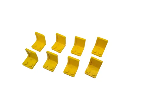 8 Lego® 9V RC TRAIN Railway Seats Bench for Passengers YELLOW